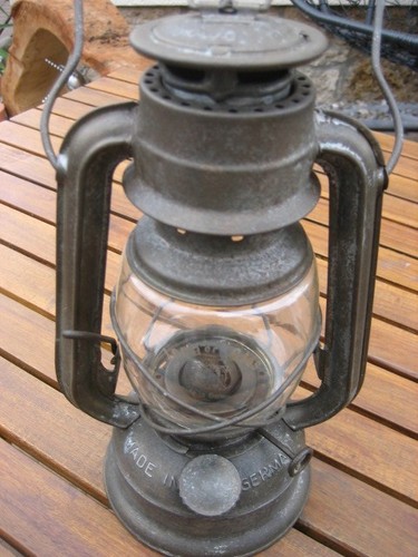 Alte ddr frowo petroleumlampe - ddr,