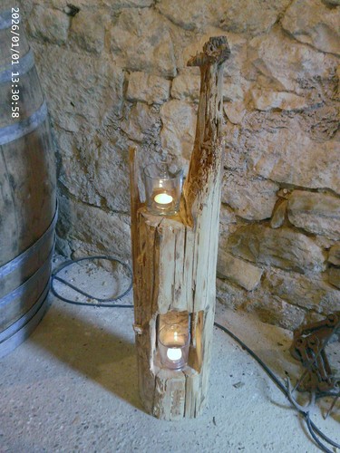Windlicht unikat aus altem - unikat,