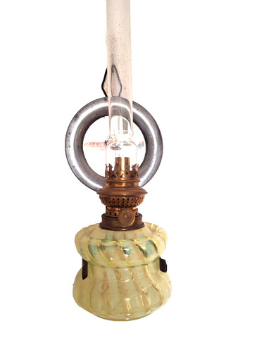 Alte petroleum wand lampe - alte,