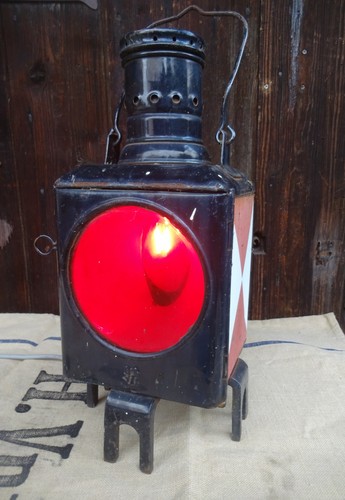 Alte bahnlampe - alte,