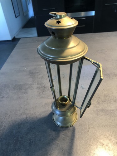 Coole alte laterne messing mit - laterne,