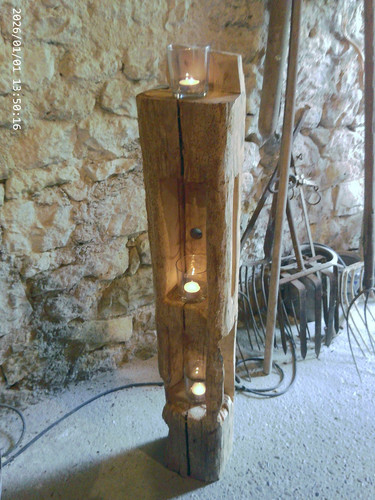 Windlicht unikat aus altem - unikat,