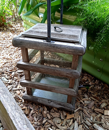 Alte laterne holz - alte,