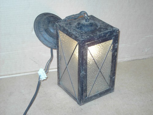 Alte lampe laterne metall - laterne,