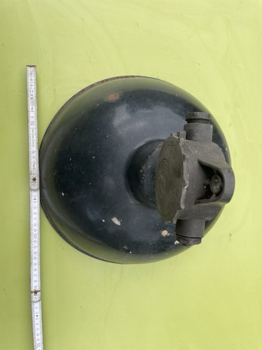Große alte emaille lampe - große,